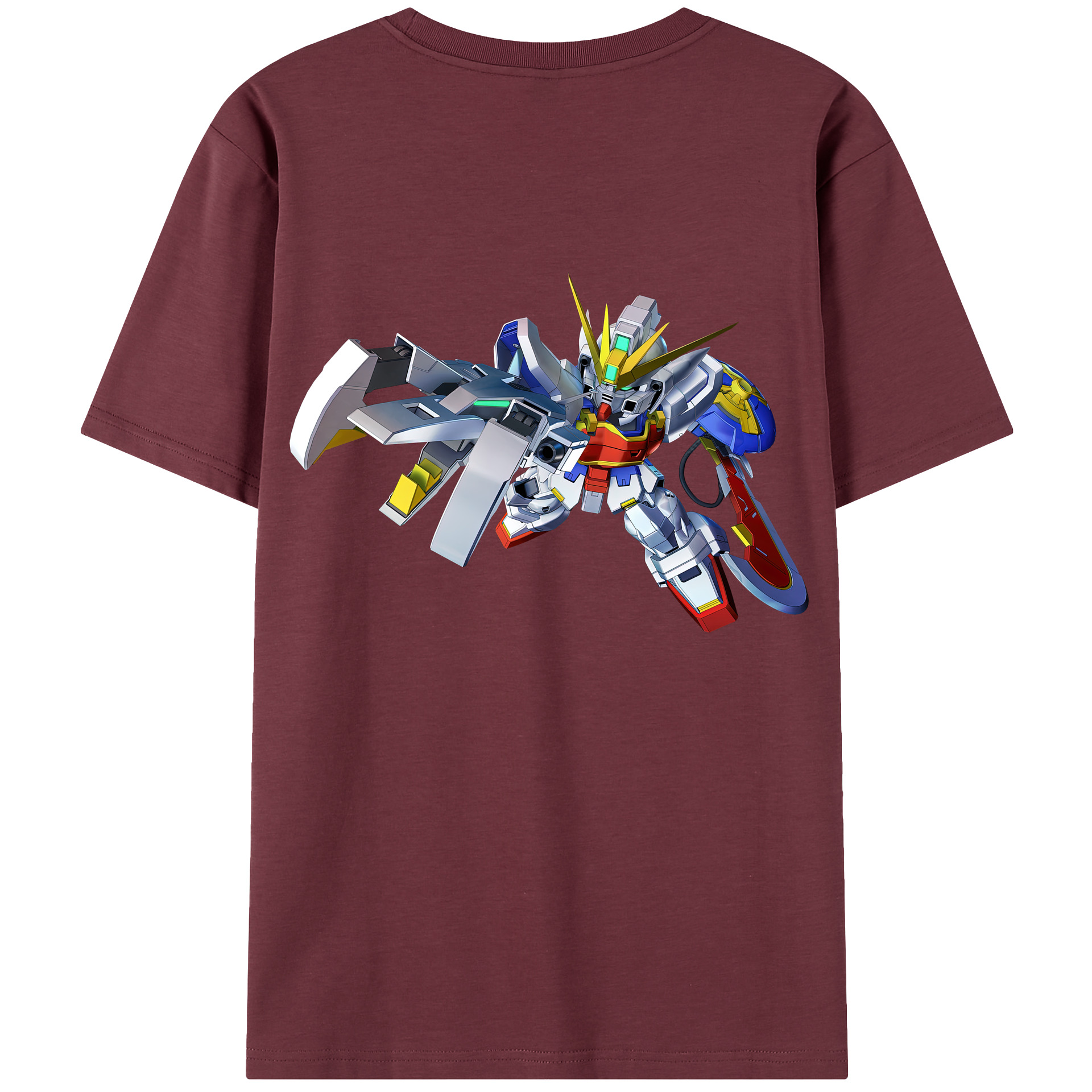 （画像用） 機動戦士ガンダム Mobile Suit Gundam 綿100％半袖Tシャツ（背面プリント）